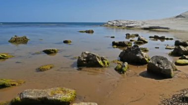 Scala dei Turchi, Realmonte, Sicilya, İtalya 'da Scala dei Turchi, Marl tarafından oluşturulan kayalık bir kayalıktır.