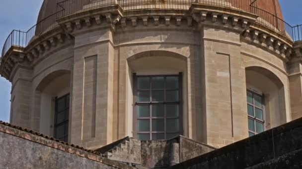 Catania Sicilië Italië Universiteit Van Catania Opgericht 1434 Het Oudste — Stockvideo