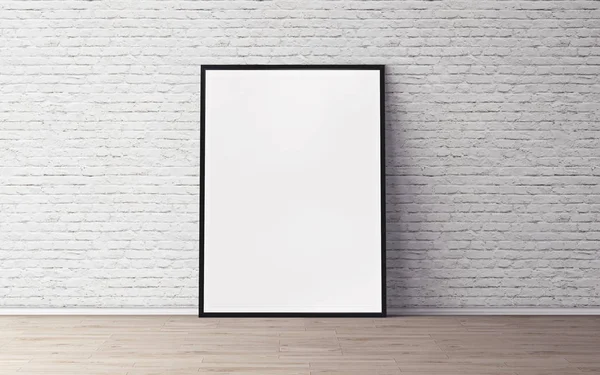 Cartazes Brancos Com Mockup Quadro Branco Para Você Projetar Mockup — Fotografia de Stock