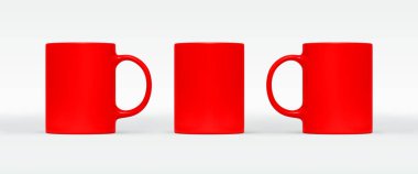 Arka planda kahve ya da çay fincanı. Boş kupa farklı taraflarla birleşir. Boş hediye pint marka şablonu. Senin tasarımın için cam gibi restoran temizliği..