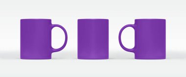 Arka planda kahve ya da çay fincanı. Boş kupa farklı taraflarla birleşir. Boş hediye pint marka şablonu. Senin tasarımın için cam gibi restoran temizliği..