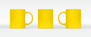 Arka planda kahve ya da çay fincanı. Boş kupa farklı taraflarla birleşir. Boş hediye pint marka şablonu. Senin tasarımın için cam gibi restoran temizliği..