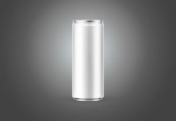 Alluminio Sottile Può Isolato Sfondo Soda Può Deridere Buon Uso — Foto Stock
