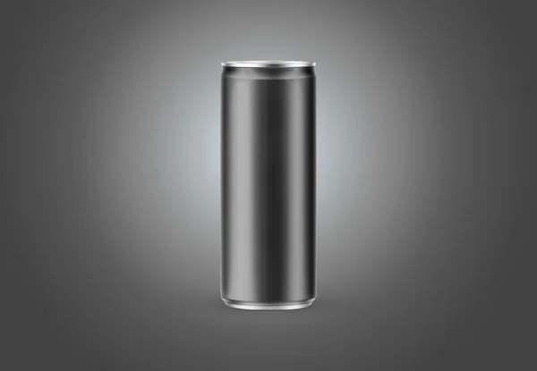 Aluminium Slanke Kan Geïsoleerd Achtergrond Soda Kan Goed Gebruikt Worden — Stockfoto