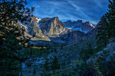 Start of the Big Pine Creek North Fork Trail, Bishop, CA clipart