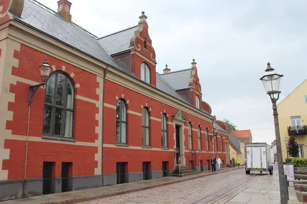 Ribe Dinamarca Julio 2019 Colorida Vista Exterior Del Histórico Museo —  Fotos de Stock