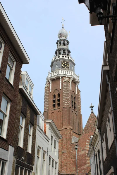 Hollanda Nın Vlissingen Flushing Şehrindeki Büyük Kilise Sint Jakobs Kerk — Stok fotoğraf