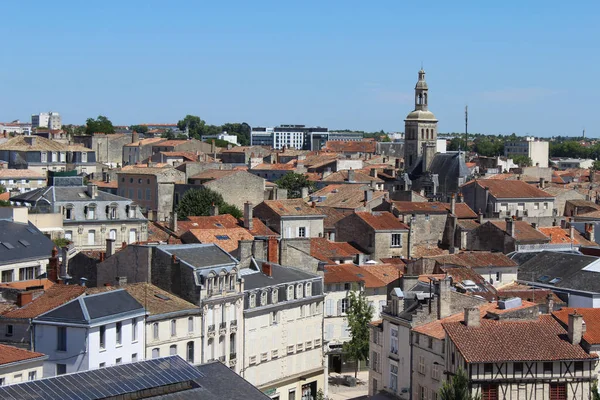Niort France July 2017 Rooftop View Historic Town Niort Tower Stock Photo