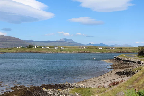 Una Pintoresca Pero Remota Comunidad Cerca Bunessan Isla Mull Escocia — Foto de Stock