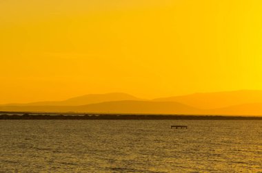 arkaplan için çeşitli gün batımı fotoğrafları