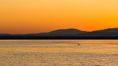 arkaplan için çeşitli gün batımı fotoğrafları