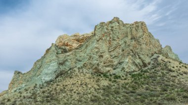 İlginç toprak şekillerinin, detayların ve dokuların fotoğrafları