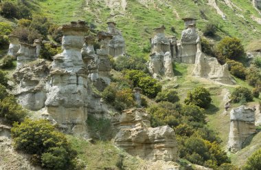 Erozyon ve yüzey şekilleri aşınmaya bağlı.