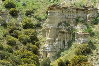 Erozyon ve yüzey şekilleri aşınmaya bağlı.