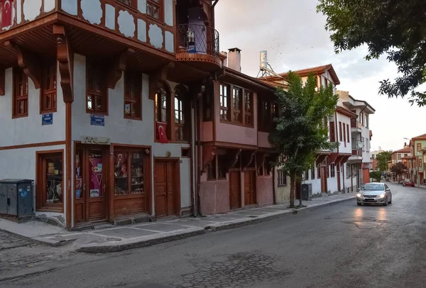 Afyonkarahisar Türkei 2017 Alte Siedlung Und Historische Häuser Straßen Von — Stockfoto