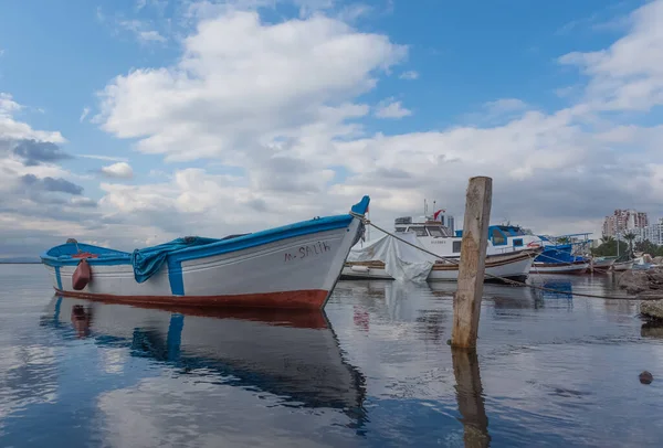 Рыболовный Приют Море Рыбацкие Лодки Пейзажные Фотографии — стоковое фото