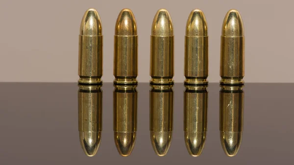 Крупним Планом Фото Ручної Зброї Пістолетів Кулеметів — стокове фото