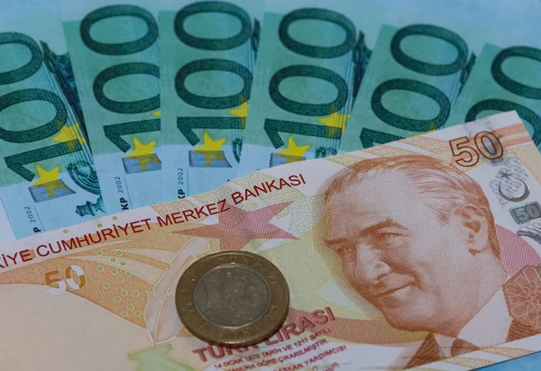 Mei 2020 Izmir Turkije Diverse Bankbiljetten Redactionele Foto — Stockfoto