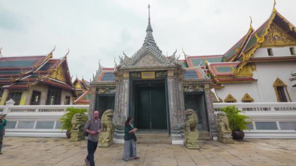 Bangkok, Tajlandia - 19 listopada, Wielki Pałac — Wideo stockowe