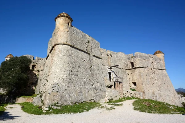 Francia Riviera Francesa Villefranche Fortaleza Mont Alban Fue Construida Siglo — Foto de Stock