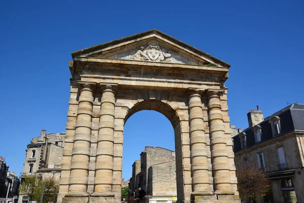 Frankrike Gironde Bordeaux Porte Aquitaine Denna Imponerande Triumfbåge Byggd Talet — Stockfoto