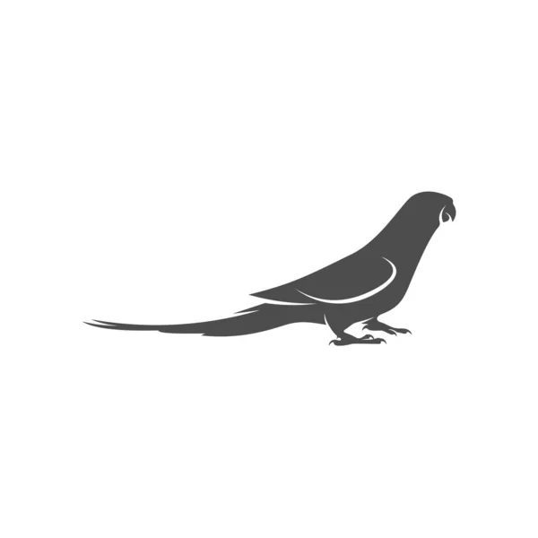 Parrot logo icon design vector illustration, Parrot logo template — 스톡 벡터