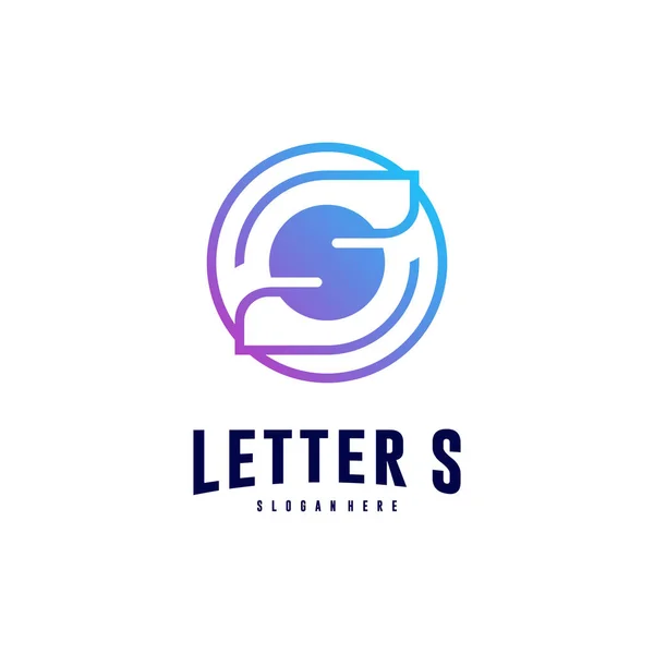 Letra S logo Icon conceitos de design. Inicial S Logo Template Vector. Símbolo do ícone —  Vetores de Stock