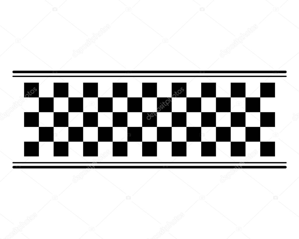 Race flag Design Concepts Icon. Speed Flag Simple Design Illustration Vector. Icon Symbol
