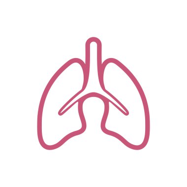 Organlar logo konsept vektör şablonu. İç Organlar İlgili Vektör Hattı Simgeleri. İnsan anatomisi gibi ikonlar içeriyor. Düzenlenebilir Vuruş.