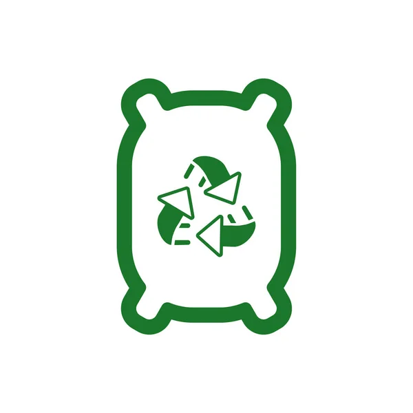 Welt Umwelt Symbole Logo Konzepte. Welt Ökologie Vektor für Web. eco Vektor Line Symbole. Elektroauto, Klimaerwärmung, Wald, ökologischer Landbau und mehr. editierbarer Schlaganfall. Recycling-Symbol — Stockvektor