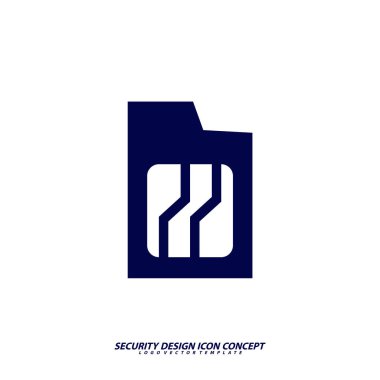 Güvenlik simgesi logo tasarım vektörü. Koruma ve Güvenlik Vektör Hattı Simgeleri ayarlandı. İş Veri Koruma Teknolojisi, Siber Güvenlik, Bilgisayar Ağı Koruma. Düzenlenebilir Vuruş. Web Simgesi