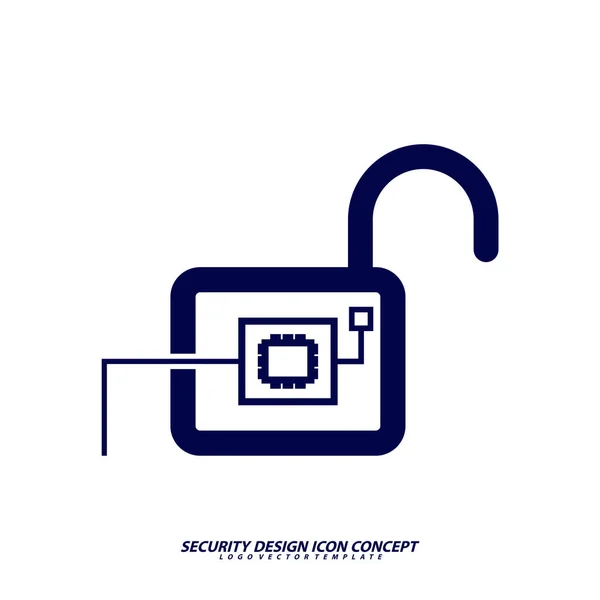 Icono de seguridad logo diseño vector. Conjunto de iconos de línea vectorial de protección y seguridad. Tecnología de protección de datos de negocios, seguridad cibernética, protección de redes informáticas. Trazo Editable. Icono Web — Vector de stock