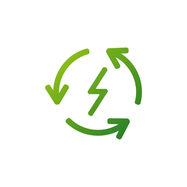 Recycle icoon Logo Concept Vector sjabloon. Eenvoudige logo vector illustratie voor grafisch en web design. — Stockvector