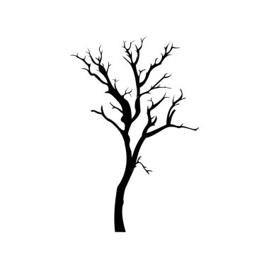 Yaşam Ağacı logosu tasarımı ilham şablonu. Soyut enerjik ağaç logosu tasarımı. Kök vektör