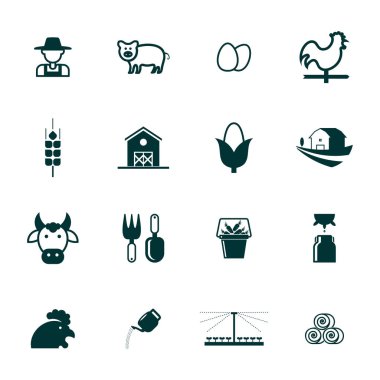 Tarım Simgesi Logosu Kavramsal Vektör Şablonu. Doğa Logosu Konsepti. Çizim Vektörü