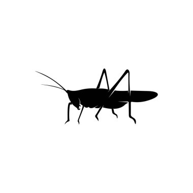 Çekirge Logosu Tasarım Vektörü İllüstrasyonu. Çekirge Tasarım Şablonu