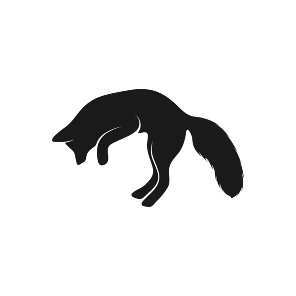 Fox Logo Vector. Illustration de modèle de conception de logo de coyote animal — Image vectorielle