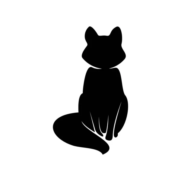 Fox Logo Vector. Animal Coyote Logo Design Template Ilustración — Vector de stock
