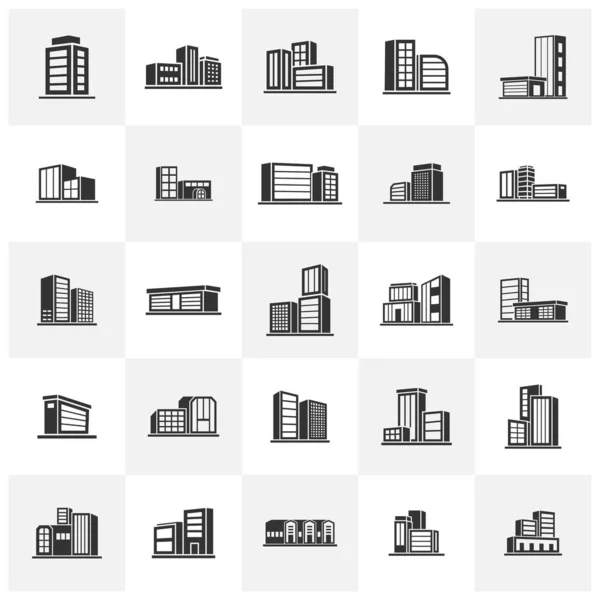 Modern Şehir Logo Tasarım Şablonu. Skyline Tasarım Vektörü İllüstrasyonu — Stok Vektör