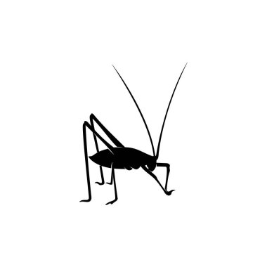 Çekirge Logosu Tasarım Vektörü İllüstrasyonu. Çekirge Tasarım Şablonu