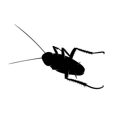 Hamamböceği Logosu Tasarım Vektörü İllüstrasyonu. Hamamböceği Tasarım Şablonu