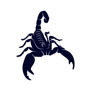 Scorpion Logo Vektörü, dövmenin vektör görüntüsü, sembol veya logo, İllüstrasyon Şablonu