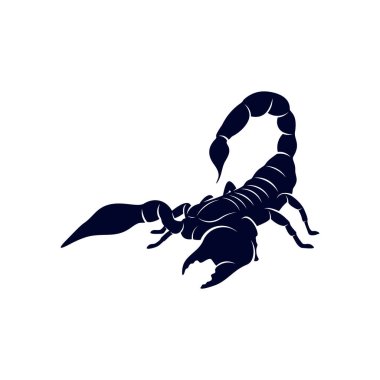 Scorpion Logo Vektörü, dövmenin vektör görüntüsü, sembol veya logo, İllüstrasyon Şablonu