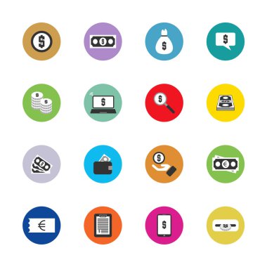 Para Logosu Tasarım Vektörü. İllüstrasyon Şablonu. Simge Sembolü