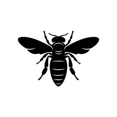 Arı logosu tasarım vektörü. Simge Sembolü. Şablon İllüstrasyonu