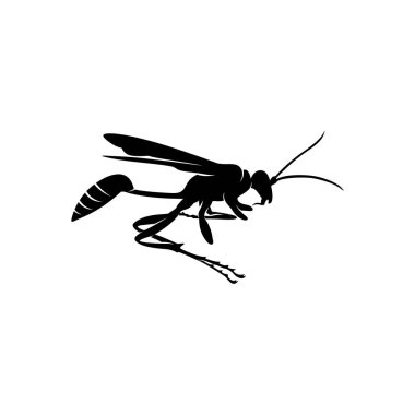 Arı logosu tasarım vektörü. Simge Sembolü. Şablon İllüstrasyonu