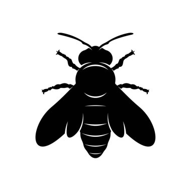 Arı logosu tasarım vektörü. Simge Sembolü. Şablon İllüstrasyonu