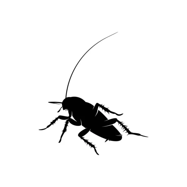 Cockroach Logo Design Vector Illustratie. Model voor het ontwerp van kakkerlak — Stockvector