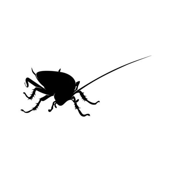 Diseño del logotipo de cucaracha Vector Illustration. Plantilla de diseño de cucaracha — Archivo Imágenes Vectoriales