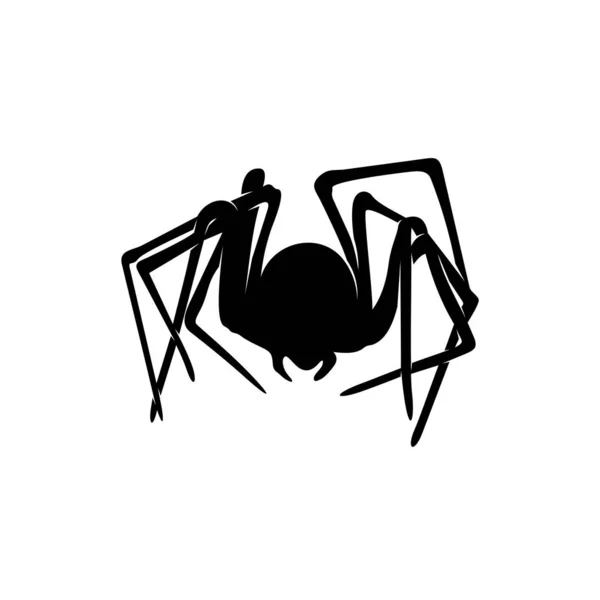 Logo de conception vectorielle d'araignées. Illustration d'araignées avec différentes formes et différents mouvements — Image vectorielle